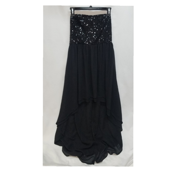 Forever 21 | Sequin Bustier High Low Flow Dress - Picture 2 of 8